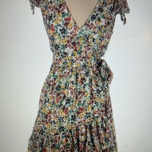 Laundry By Shelli Segal Multicolor Floral Midi Dress